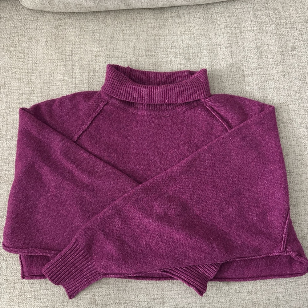 Urban Outfitters Rich Purple Turtleneck Sweater